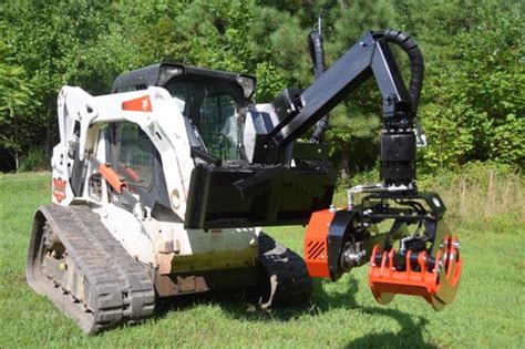 bobcat skid steer grapple attachment|bobcat skid steer fork attachment.